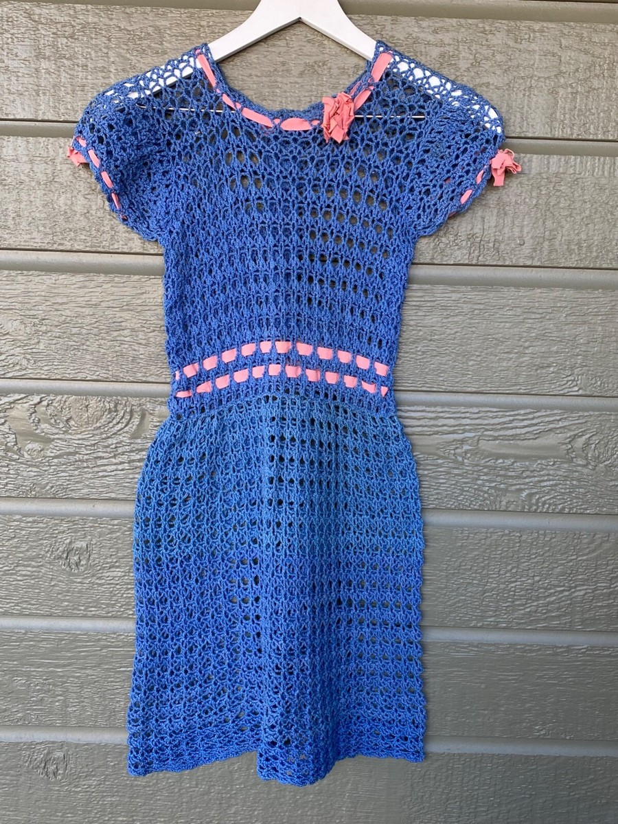 white christmas dresses The Striped Halter Crochet Midi Dress main image 0