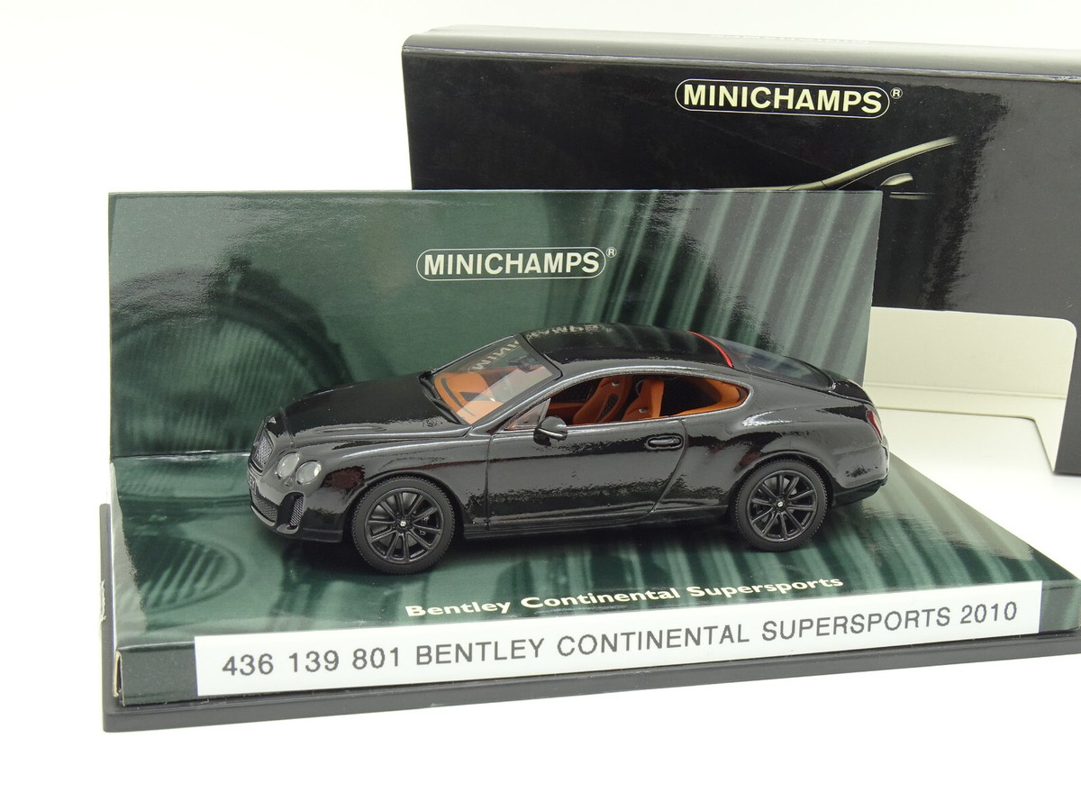 MINICHAMPS Bentley Continental スーパースポーツ Minichamps 1/43 - Bentley Continental Supersports Black 2010