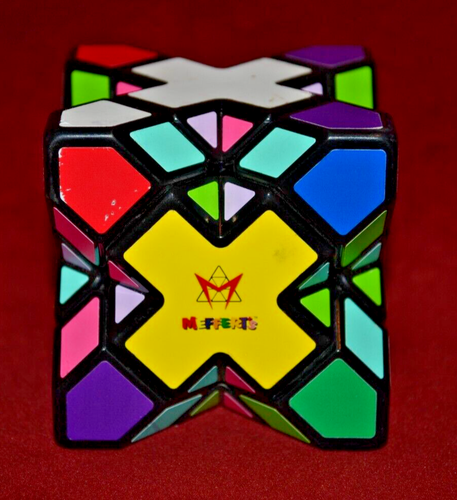 Meffert's Hohl Skewb Cube Puzzle - Farbenfroher & Herausfordernder Denkspiel-Würfel