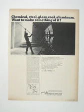 Vintage 1966 American Electric Power System Print Ad Ohio West Virginia