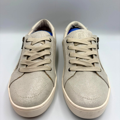 Waco Revitalign Orthotic Leather Shimmer Oatmeal Size 9.5D Comfort Support NWOB