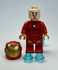 LEGO&reg; Marvel Invincible Iron Man Minifigure Tony Stark Mini Figure 76077