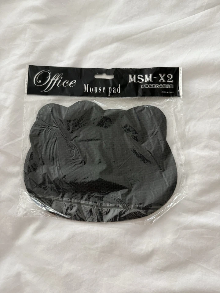 Hello Kitty Black With Pink Bow Mouse Pad For Computer Laptop Office Desk Decor - Image 3 of 3