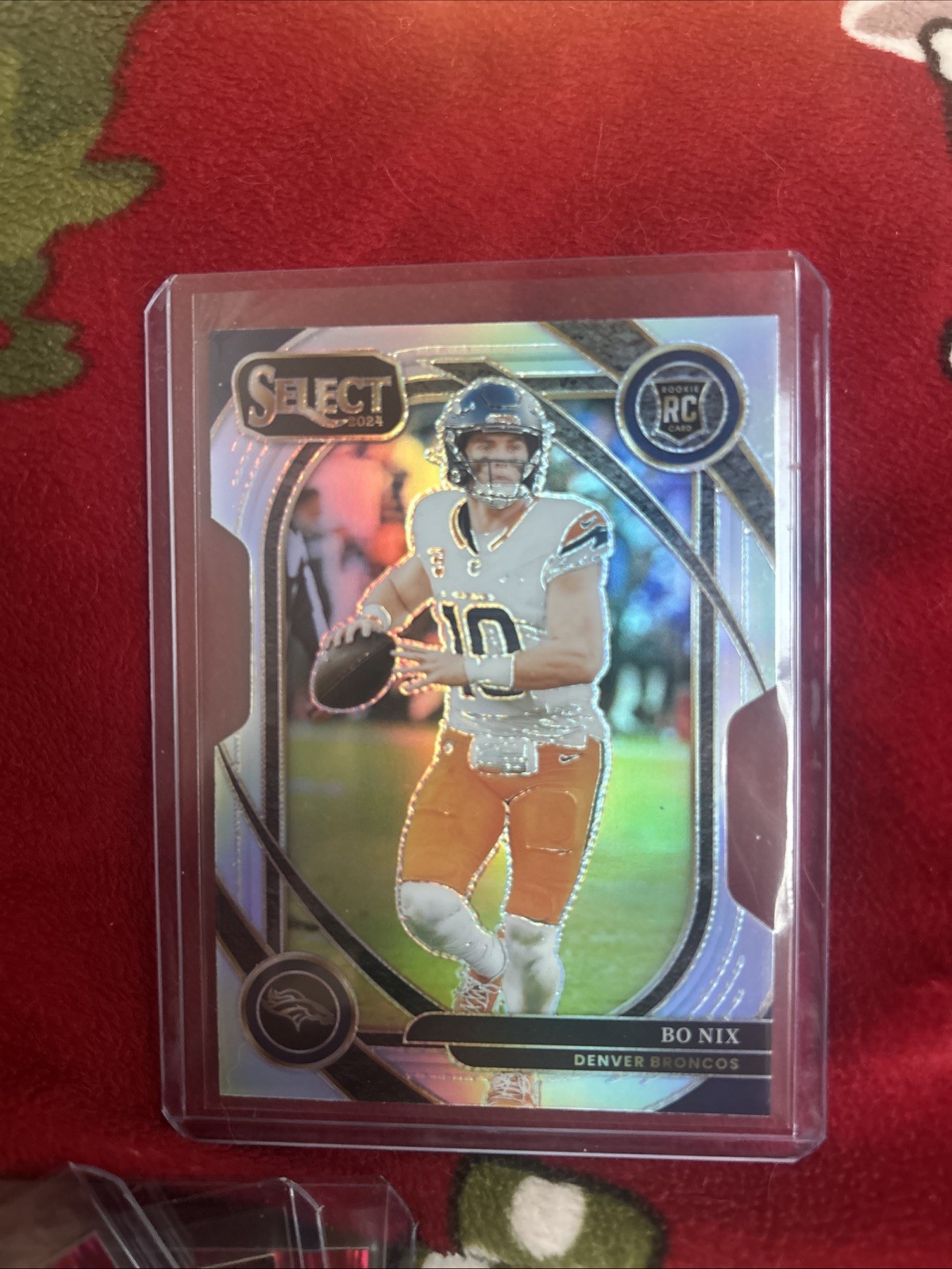 2024 Panini Select - Club Level Bo Nix #221 Silver Prizm (RC)