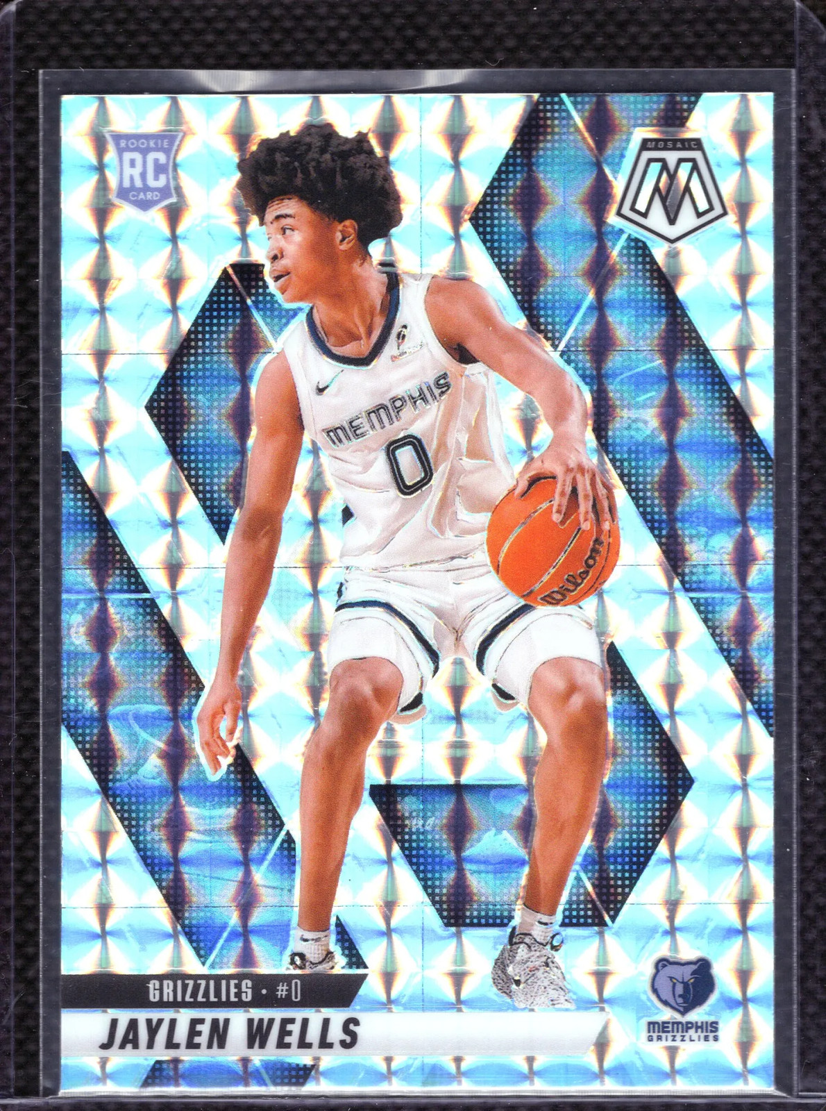 2024-25 Panini Mosaic - Jaylen Wells Mosaic RC #240 - Memphis Grizzlies