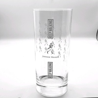 JOHNNIE WALKER ''Keep Walking'' 6'' Tall Highball Whiskey Glass