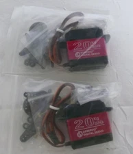 (2) DS3218 20kg DSSERVO Metal Gear Digital Steering Servos For RC Baja Car  USA