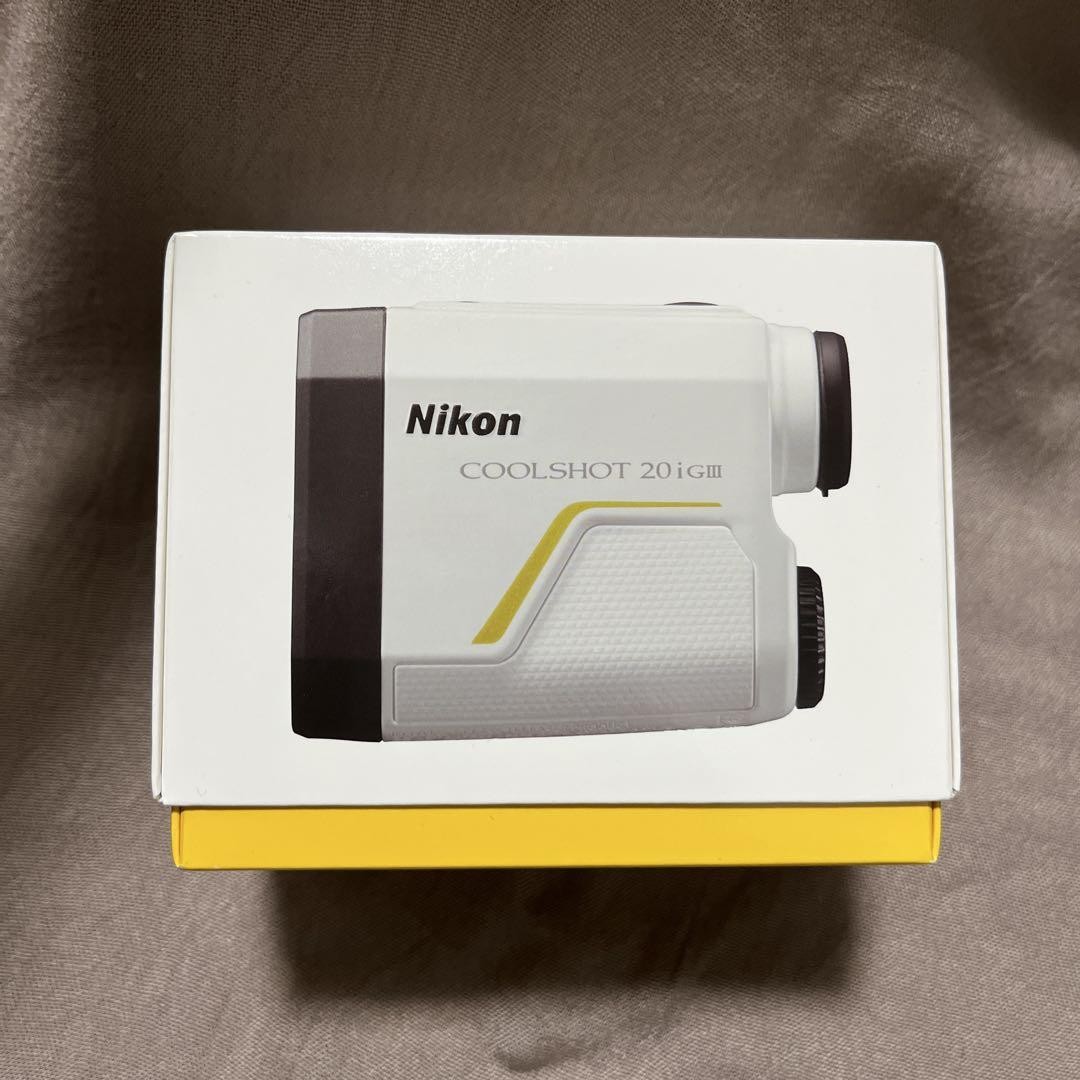Nikon COOLSHOT 20i GIII Golf Laser Rangefinder White 6x Compact