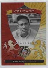 2014 Panini Hall of Fame Crusades Red 56/75 Dizzy Dean #25 HOF 0l2