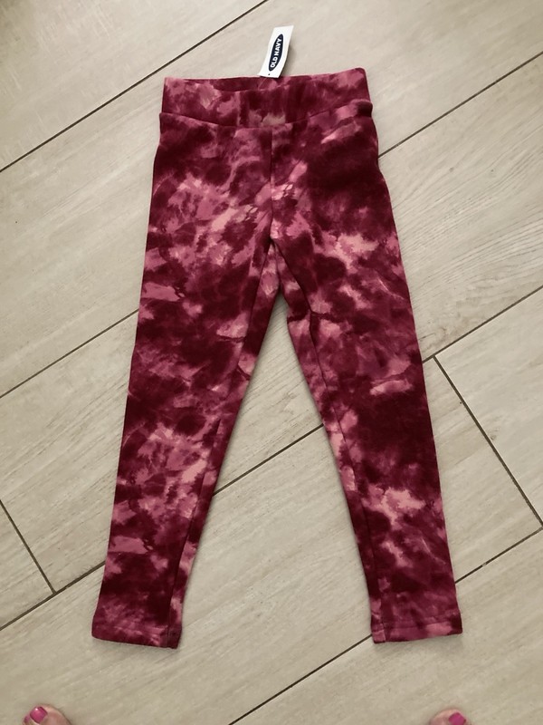 NEW W/tag Girls 6-7 Pants Old Navy-pull on -(pink/rose color) BONUS Pair