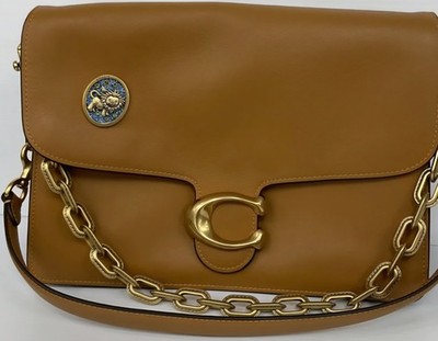 COACH Chain Tabby 30 in Honey Brown