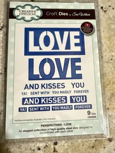 Creative Expressions Craft Dies by Sue Wilson - PERSPECTIVES - LOVE