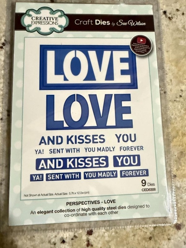 Creative Expressions Craft Dies by Sue Wilson - PERSPECTIVES - LOVE