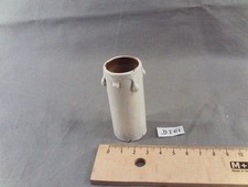 Fausse bougie fourreau  24 x 66 mm blanc en carton (réf DJ61)