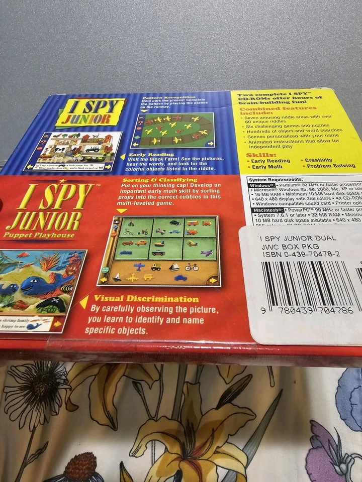 Encore I Spy Junior - Junior and Junior Puppet Playhouse - PC/Mac - NEW/Sealed - Image 3 of 4