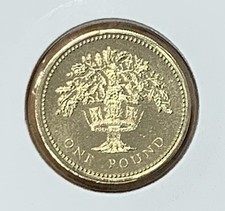 1992 Brilliant Uncirculated One Pound English Oak Tree £1 Coin UK BUNC UNC 92