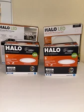 Halo 6-inch White Ultra Thin Downlight LED Lot of 4