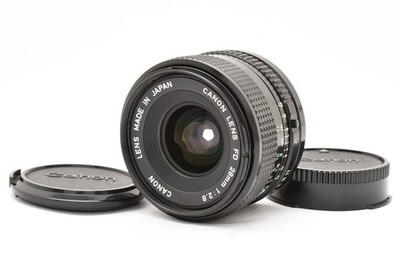 MINT ] Canon New FD NFD 28mm f2.8 MF Wide Angle Lens For AE1 A1 F1