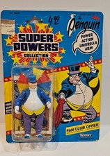 Vintage 1985 Penguin Kenner Super Powers Action Figure 23-Back Sealed MOC