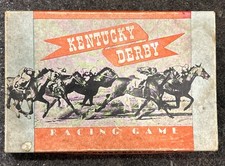 1938 Kentucky Derby Racing Game Rex Manufacturing Co. COMPLETE GUC RARE