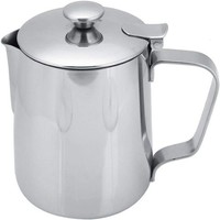 Nikou MilchkäNnchen 350Ml Edelstahl Schaumbecher, Kaffeetasse Milch AufschäUmer