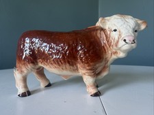 Coopercraft Melba Ware Hereford Bull Cow Butchers Farm Shop Figurine Ornament