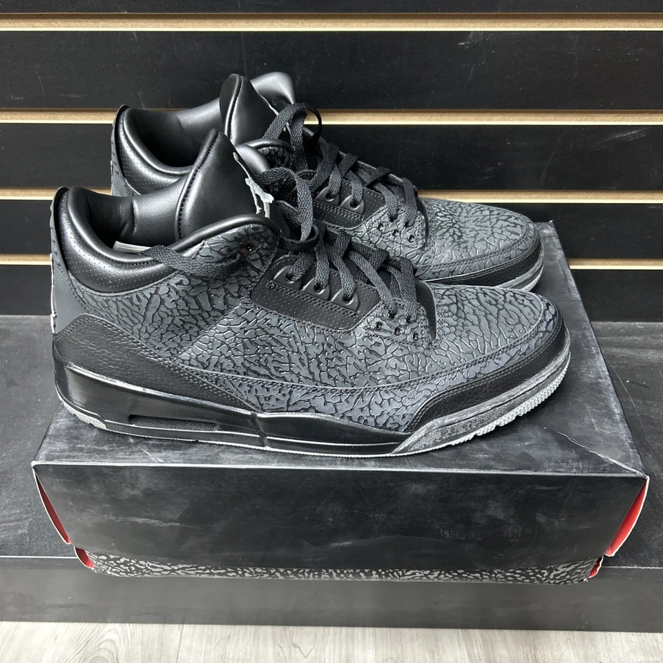 Air Jordan 3 Retro "Black Flip" Zapatillas Talla 16 Foto 2 de 4