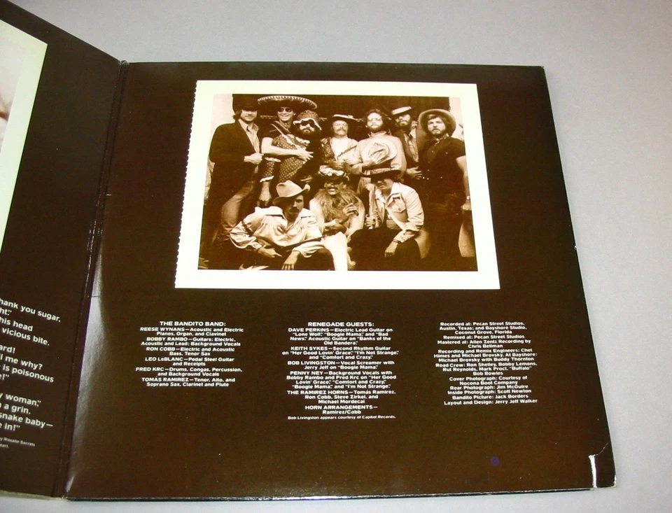 Jerry Jeff WALKER  (LP 33t)  Jerry Jeff - Photo 4/4