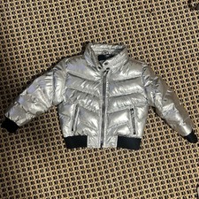 2T kids Jordan Craig silver bomber jacket