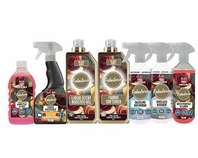 Fabulosa Black Rose Fragranced Household Cleaning Bundle
