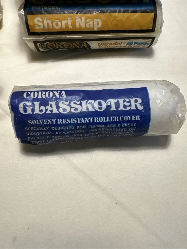 "Lote de 27 cubiertas de rodillos Corona Ultra Weave 3/8" siesta - 7""" Foto 2 de 4