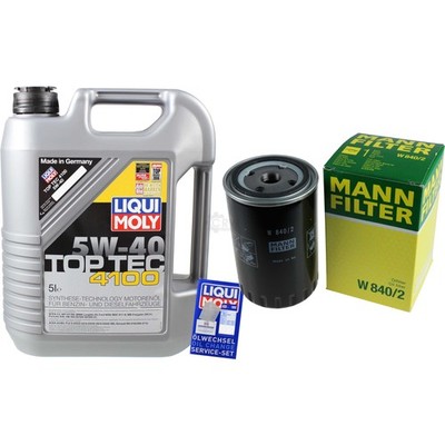 INSPEKTIONSKIT FILTER LIQUI MOLY ÖL 5L 5W-40 für VW Golf III Variant 1H5 1.9