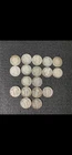 Lot of 18 Barber & Standing Liberty Quarters 90% Silver Mixed Dates Circulated