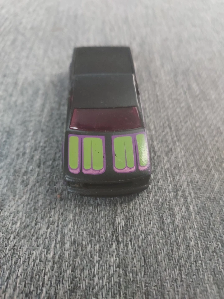 Hot Wheels 2007 Mystery Cars Release STEEL FLAME VHTF Green/Purple/Black 1:64 - Image 2 of 4