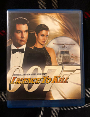 James Bond 007 Licence to Kill Blu-ray PG-13 1989 Widescreen w/ Case