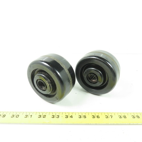 4" OD x 2" Caster 3/4" Bore Lot Of 2
