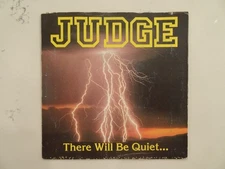 JUDGE THERE WILL BE QUIET AFTER THE STORM 45 7" RARE ORIG 1991 REVELATION~LYRICS