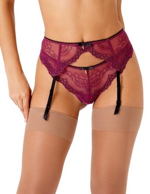 XL - 16 Gossard Superboost Spitzen Strapsgürtel sexy transparent Spitze Strapse 7712