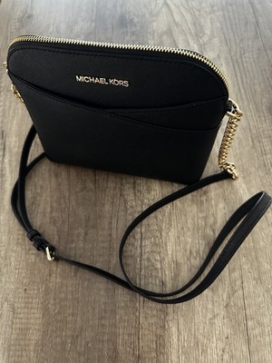 MICHAEL KORS Tasche JET SET TRAVEL MD DOME XBODY black 35F1GTVC6T Neu