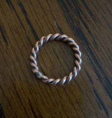 Tensor Ring, 1/8 Sacred/Royal Cubit,  EMF Protection, Brazed, Ring Size 7