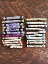 Vintage Crayola Gem Tones Glitter Metallic  L...