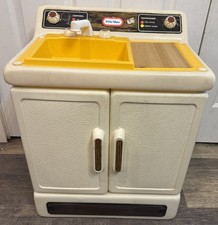 Vintage LITTLE TIKES SINK/DISHWASHER Child Set 1980's Made in USA