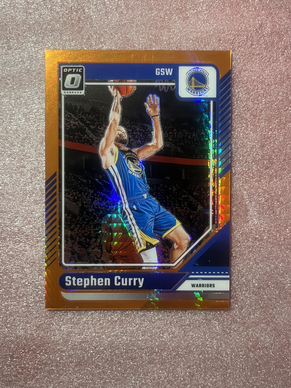 2024-25 Panini Donruss Optic - Stephen Curry #155 Orange Hyper Prizm /299