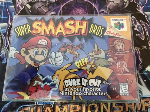 Super Smash Bros. (Nintendo 64, 1999) CIB, Tested, Good Cond, Fast Shipping!