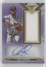 2021 Triple Threads Single Jumbo Relics Amethyst 70/75 Willi Castro Auto 6fs