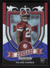 2021 Panini Prizm Draft Picks Crusade Red White & Blue Prizm #172 Najee Harrise