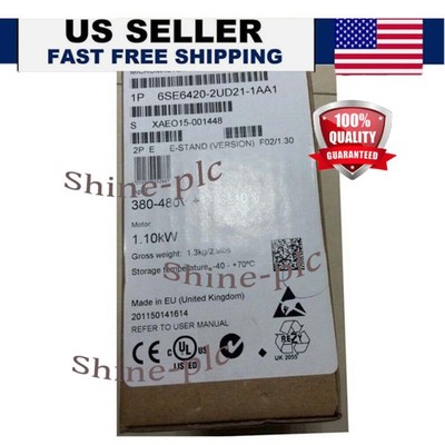 New Siemens 6SE6420-2UD21-1AA1 6SE64202UD111AA1 MICROMASTER420 without filter