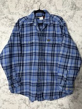 Wrangler Riggs Workwear Check Plaid Pattern Shirt Sz XXL Men all cotton
