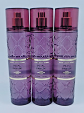 3 BATH BODY WORKS PETAL PARADE FINE FRAGRANCE BODY SPRAY MIST 8 oz / 236 ml