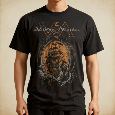 VISIONS OF ATLANTIS - Pirates Of Wacken T-Shirt Black S-5XL NWT!